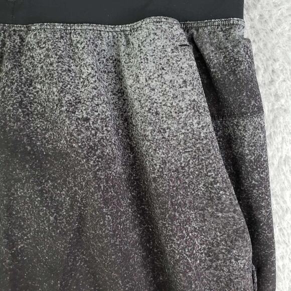 Lululemon Shorts Lined Surge Black Speckled Men’s Size Large L - Picture 5 of 9